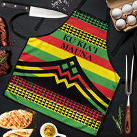 Hawaii Ku Kia'i Mauna Apron Hawaiian Kanaka Maoli Motif