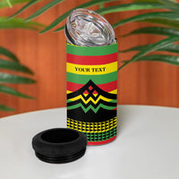 Hawaii Ku Kia'i Mauna Personalized 4 in 1 Can Cooler Tumbler Hawaiian Kanaka Maoli Motif