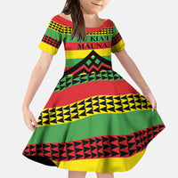Hawaii Ku Kia'i Mauna Personalized Family Matching Tank Maxi Dress and Hawaiian Shirt Hawaiian Kanaka Maoli Motif