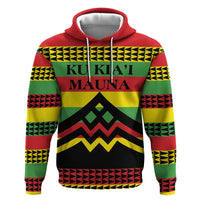 Hawaii Ku Kia'i Mauna Personalized Hoodie Hawaiian Kanaka Maoli Motif
