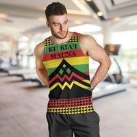 Hawaii Ku Kia'i Mauna Personalized Men Tank Top Hawaiian Kanaka Maoli Motif