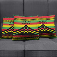 Hawaii Ku Kia'i Mauna Pillow Cover Hawaiian Kanaka Maoli Motif