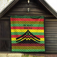 Hawaii Ku Kia'i Mauna Quilt Hawaiian Kanaka Maoli Motif