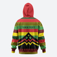 Hawaii Ku Kia'i Mauna Personalized Zip Hoodie Hawaiian Kanaka Maoli Motif LT9 - Polynesian Pride