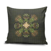 Hawaii Ohia Lehua Squares Pillow Cover Hawaiian Quilt Inspired Floral Pattern
