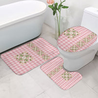 Akala Hamele Hawai'i Palaka Squares Maile Leaf Bathroom Set Flowers Hawaiian Quilt Patterns