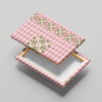 Akala Hamele Hawai'i Palaka Squares Maile Leaf Canvas Wall Art Flowers Hawaiian Quilt Patterns
