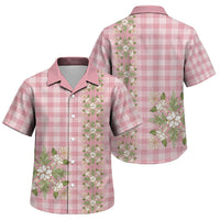 Akala Hamele Hawai'i Palaka Squares Maile Leaf Family Matching Long Sleeve Bodycon Dress and Hawaiian Shirt Flowers Hawaiian Quilt Patterns