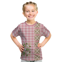 Akala Hamele Hawai'i Palaka Squares Maile Leaf Kid T Shirt Flowers Hawaiian Quilt Patterns