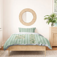Liko Kukui Hawai'i Palaka Squares Maile Leaf Bedding Set Flowers Hawaiian Quilt Patterns