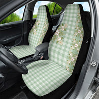 Liko Kukui Hawai'i Palaka Squares Maile Leaf Car Seat Cover Flowers Hawaiian Quilt Patterns
