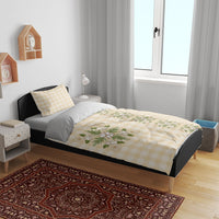 Melemele Ahiahia Hawai'i Palaka Squares Maile Leaf Bedding Set Flowers Hawaiian Quilt Patterns