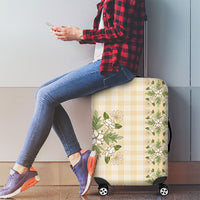 Melemele Ahiahia Hawai'i Palaka Squares Maile Leaf Luggage Cover Flowers Hawaiian Quilt Patterns