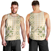 Melemele Ahiahia Hawai'i Palaka Squares Maile Leaf Men Tank Top Flowers Hawaiian Quilt Patterns
