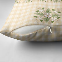 Melemele Ahiahia Hawai'i Palaka Squares Maile Leaf Pillow Cover Flowers Hawaiian Quilt Patterns