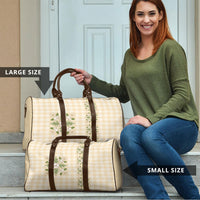 Melemele Ahiahia Hawai'i Palaka Squares Maile Leaf Travel Bag Flowers Hawaiian Quilt Patterns