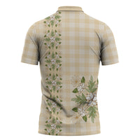 Melemele Ahiahia Hawai'i Palaka Squares Maile Leaf Zipper Polo Shirt Flowers Hawaiian Quilt Patterns