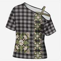 Pauli Hawai'i Palaka Squares Maile Leaf Cross Shoulder Shirt Flowers Hawaiian Quilt Patterns