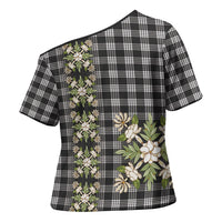 Pauli Hawai'i Palaka Squares Maile Leaf Cross Shoulder Shirt Flowers Hawaiian Quilt Patterns