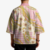 Akala Hamele Palaka Plumeria Kimono Puakenikeni and Maile Lei