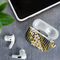 Ele'ele Hawai'i Palaka Plumeria AirPods Case Puakenikeni and Maile Lei