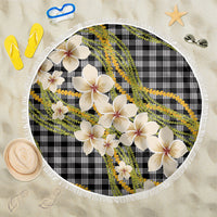 Ele'ele Hawai'i Palaka Plumeria Beach Blanket Puakenikeni and Maile Lei
