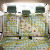 Liko Kukui Hawai'i Palaka Plumeria Back Car Seat Cover Puakenikeni and Maile Lei