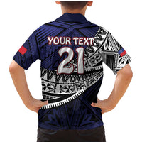 Custom Samoa Rugby Pacific Family Matching Mermaid Dress and Hawaiian Shirt Samoan Warrior Tribal Pattern LT9 - Polynesian Pride