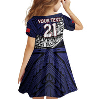 Custom Samoa Rugby Pacific Family Matching Off Shoulder Maxi Dress and Hawaiian Shirt Samoan Warrior Tribal Pattern LT9 - Polynesian Pride