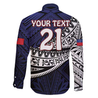 Custom Samoa Rugby Pacific Family Matching Puletasi and Hawaiian Shirt Samoan Warrior Tribal Pattern LT9 - Polynesian Pride