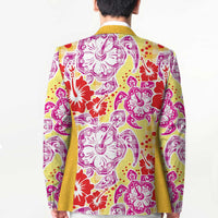 Palaka with Honu and Hibiscus Blazer Hawaiian Heritage Spirit - Polynesian Pride