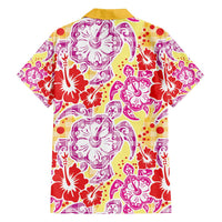 Palaka with Honu and Hibiscus Family Matching Puletasi and Hawaiian Shirt Hawaiian Heritage Spirit - Polynesian Pride