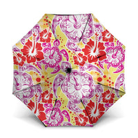 Palaka with Honu and Hibiscus Umbrella Hawaiian Heritage Spirit - Polynesian Pride