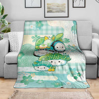 Japanese Kawaii Sushi Blanket Green Wagara Palaka This Is How I Roll