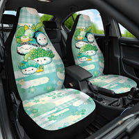 Japanese Kawaii Sushi Car Seat Cover Green Wagara Palaka This Is How I Roll LT9 One Size Green - Polynesian Pride