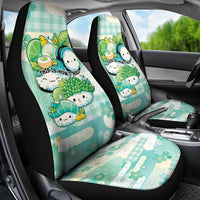 Japanese Kawaii Sushi Car Seat Cover Green Wagara Palaka This Is How I Roll LT9 - Polynesian Pride