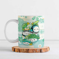 Personalized Japanese Kawaii Sushi Ceramic Mug Green Wagara Palaka This Is How I Roll