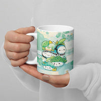 Personalized Japanese Kawaii Sushi Ceramic Mug Green Wagara Palaka This Is How I Roll