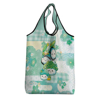 Japanese Kawaii Sushi Grocery Bag Green Wagara Palaka This Is How I Roll