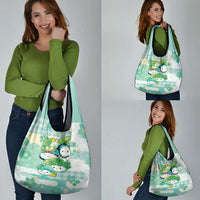 Japanese Kawaii Sushi Grocery Bag Green Wagara Palaka This Is How I Roll