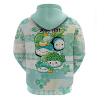 Personalized Japanese Kawaii Sushi Hoodie Green Wagara Palaka This Is How I Roll
