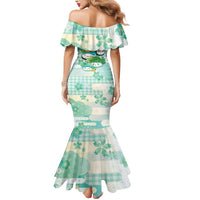 Personalized Japanese Kawaii Sushi Mermaid Dress Green Wagara Palaka This Is How I Roll LT9 - Polynesian Pride