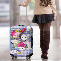 Japanese Kawaii Sushi Luggage Cover Blue Wagara Palaka This Is How I Roll