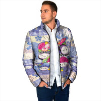 Personalized Japanese Kawaii Sushi Padded Jacket Blue Wagara Palaka This Is How I Roll
