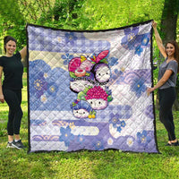 Japanese Kawaii Sushi Quilt Blue Wagara Palaka This Is How I Roll