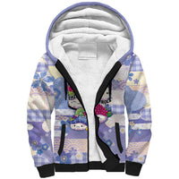 Personalized Japanese Kawaii Sushi Sherpa Hoodie Blue Wagara Palaka This Is How I Roll