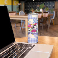 Personalized Japanese Kawaii Sushi Skinny Tumbler Blue Wagara Palaka This Is How I Roll