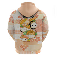 Personalized Japanese Kawaii Sushi Hoodie Peach Wagara Palaka This Is How I Roll