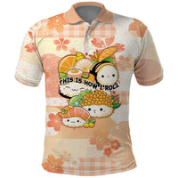Personalized Japanese Kawaii Sushi Polo Shirt Peach Wagara Palaka This Is How I Roll