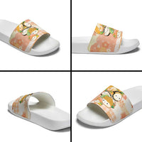Japanese Kawaii Sushi Slide Sandals Peach Wagara Palaka This Is How I Roll LT9 - Polynesian Pride